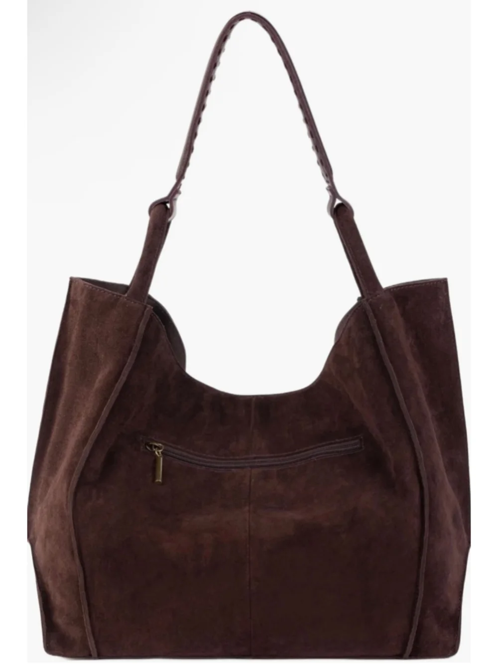 The Sak Los Feliz Large Suede Tote Bag, Mahogany Brown NWT